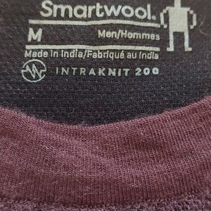 Smartwool Interknit 200 Burgundy Knit Top